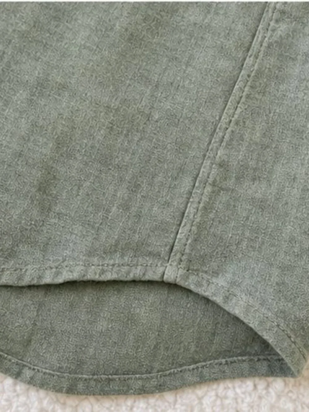 Sage Ruffle Blouse - Picture 6 of 6